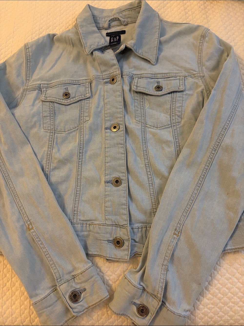 GAP Pale Blue Light Weight Denim Jacket
